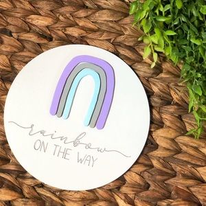 Rainbow Round Photo Prop